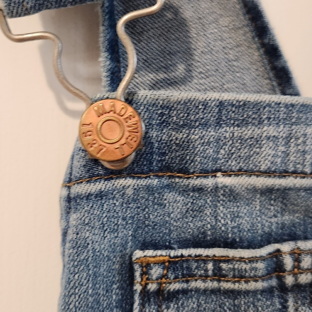 Madewell Blue Denim Jeans Overalls - Picture 3 of 14